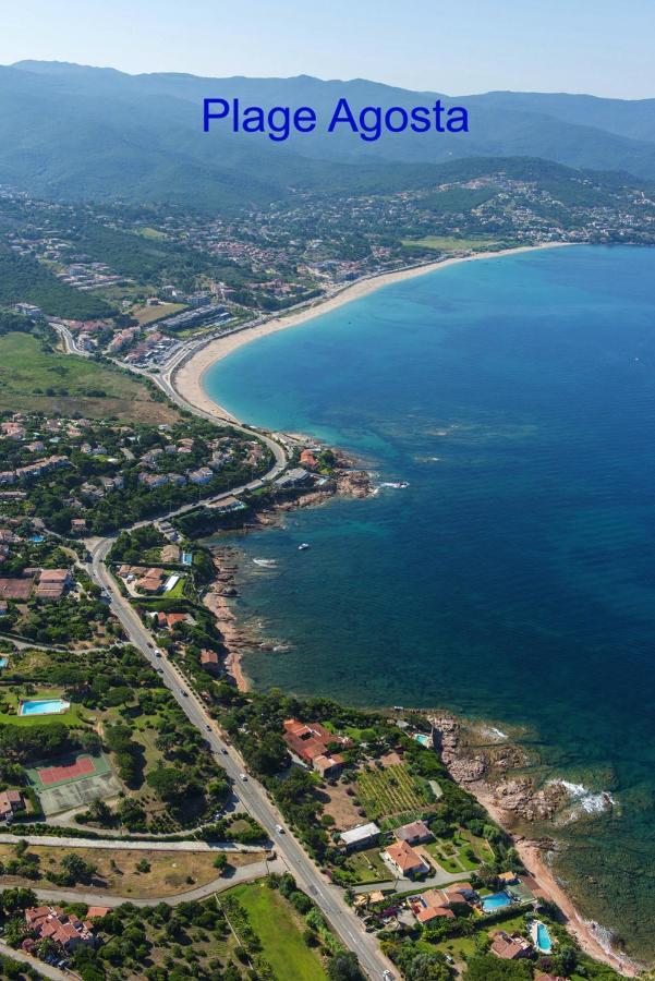 Vue Mer Panoramique Plage 50M Porticcio Corse Exterior foto