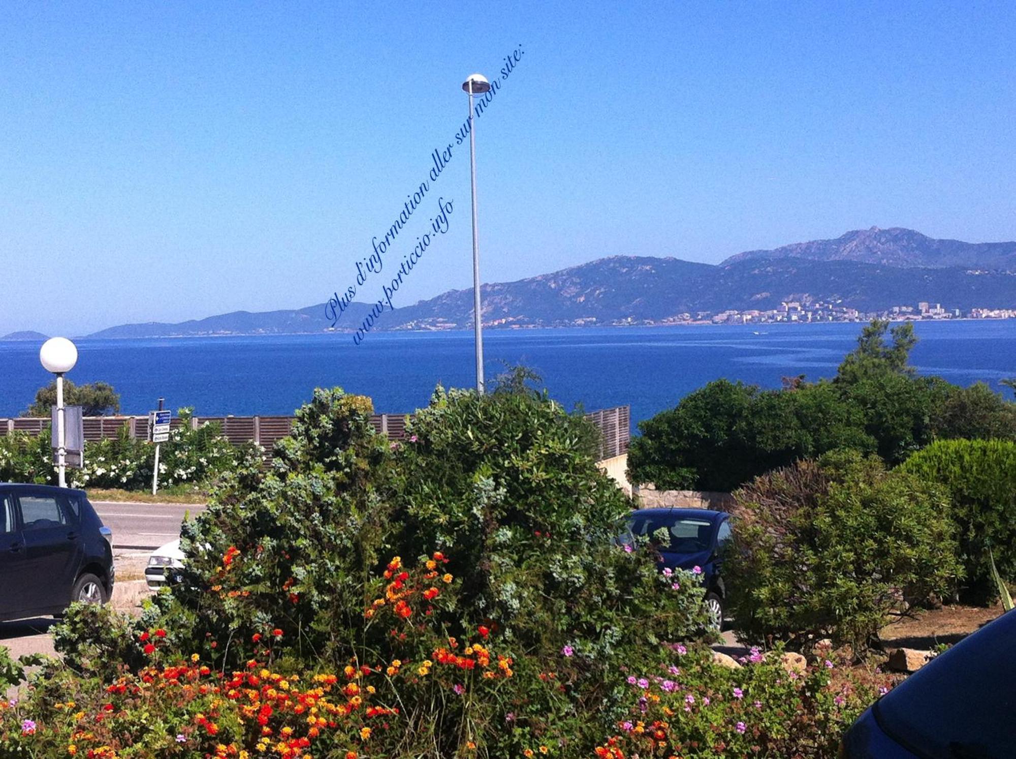 Vue Mer Panoramique Plage 50M Porticcio Corse Exterior foto